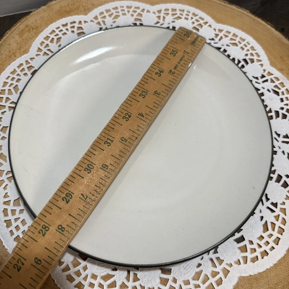 Noritake Colorwave Graphite 3 Pc Place Setting Dinner Salad Plate Soup Bowl